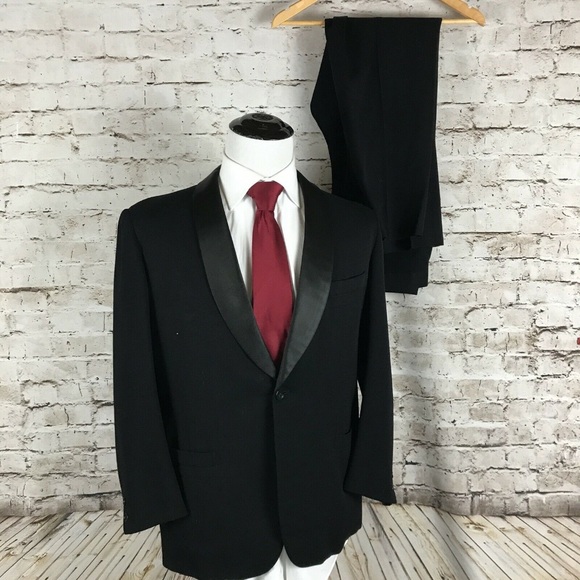 Brooks Brothers Other - Brooks Brothers Vintage 3 Piece Tuxedo Size 40S